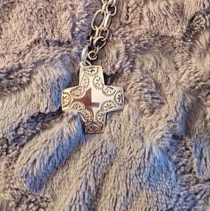 Silpada 17" Retired Virtuosity Cross Necklace